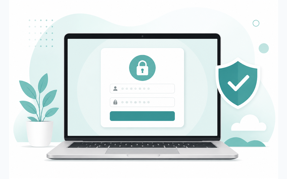 Secure client login