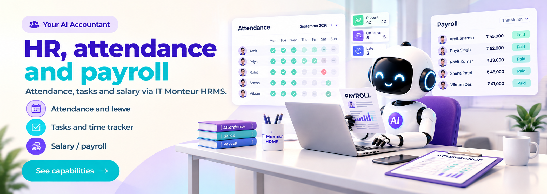 HR, attendance & payroll